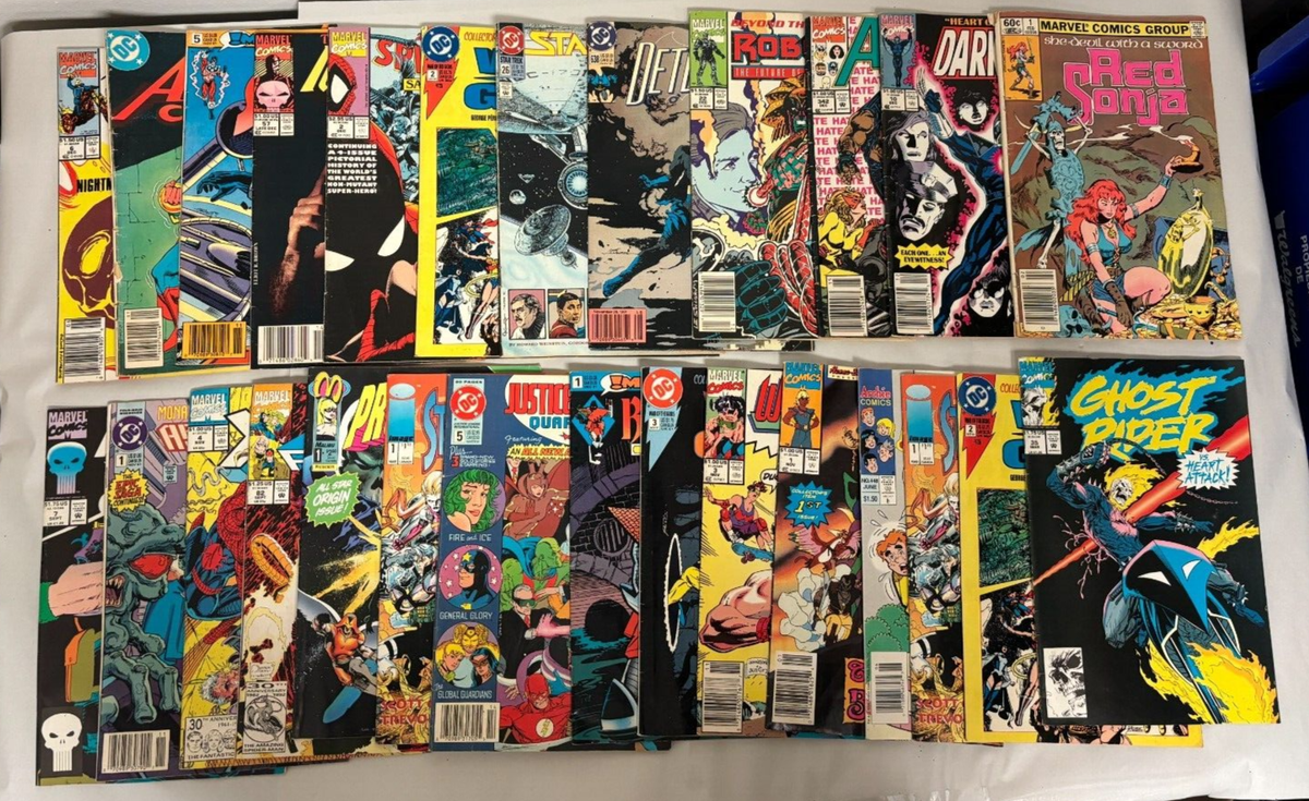 Mixed Lot of 27 90's Comic Books - DC, Marvel, Archie, Star Trek