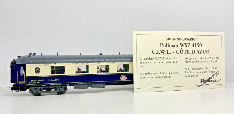 Carrozza Pullman CIWL Rivarossi Art. 3568 50º Anniversario HO scatola originale - Immagine 3 di 4