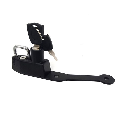 Motorcycle Helmet Lock Black Fit For 