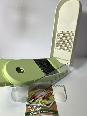 Veggetti Vegetable, Onion Chopper Slicer Dicer Cutter  2 Blades Easy Measure