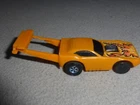 VINTAGE SPEED BURNERS MEGO CORP ORANGE PULLBACK WHEELIE RACE CAR 1977 HONG KONG