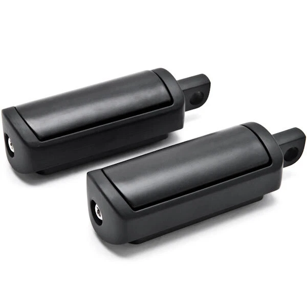 Harley Davidson (All Years) Skull Head Front & Rear Foot Peg Foot Rests Black - Image 3 of 4