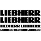 LIEBHERR XL autocollant sticker pelle 7 Pièces