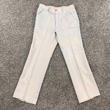 1970's Vintage Levi's Action Slacks Size 35 Tan Made in USA