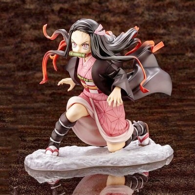 Nezuko Kamado Demon Slayer Anime PVC Action Figure Kimetsu No Yaiba Model Toy | eBay
