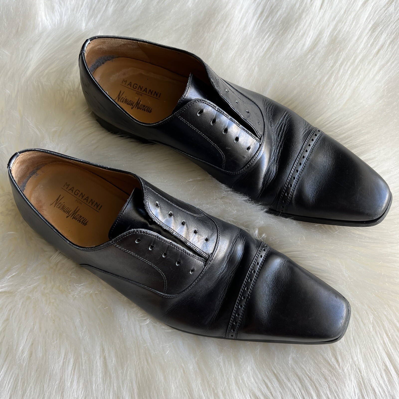 SAOLA Magnanni Benjamin punta nera Oxford taglia 10 5 M stile 16949