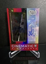 #'ed/5 AUTO🔥 T.J. GREEN RC SSP 2016 Panini Gala Cinematic Rookie Crimson Red