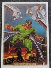 2024 MARVEL MASTERPIECES 92 PLATINUM DOCTOR OCTOPUS LEATHER PARALLEL#25