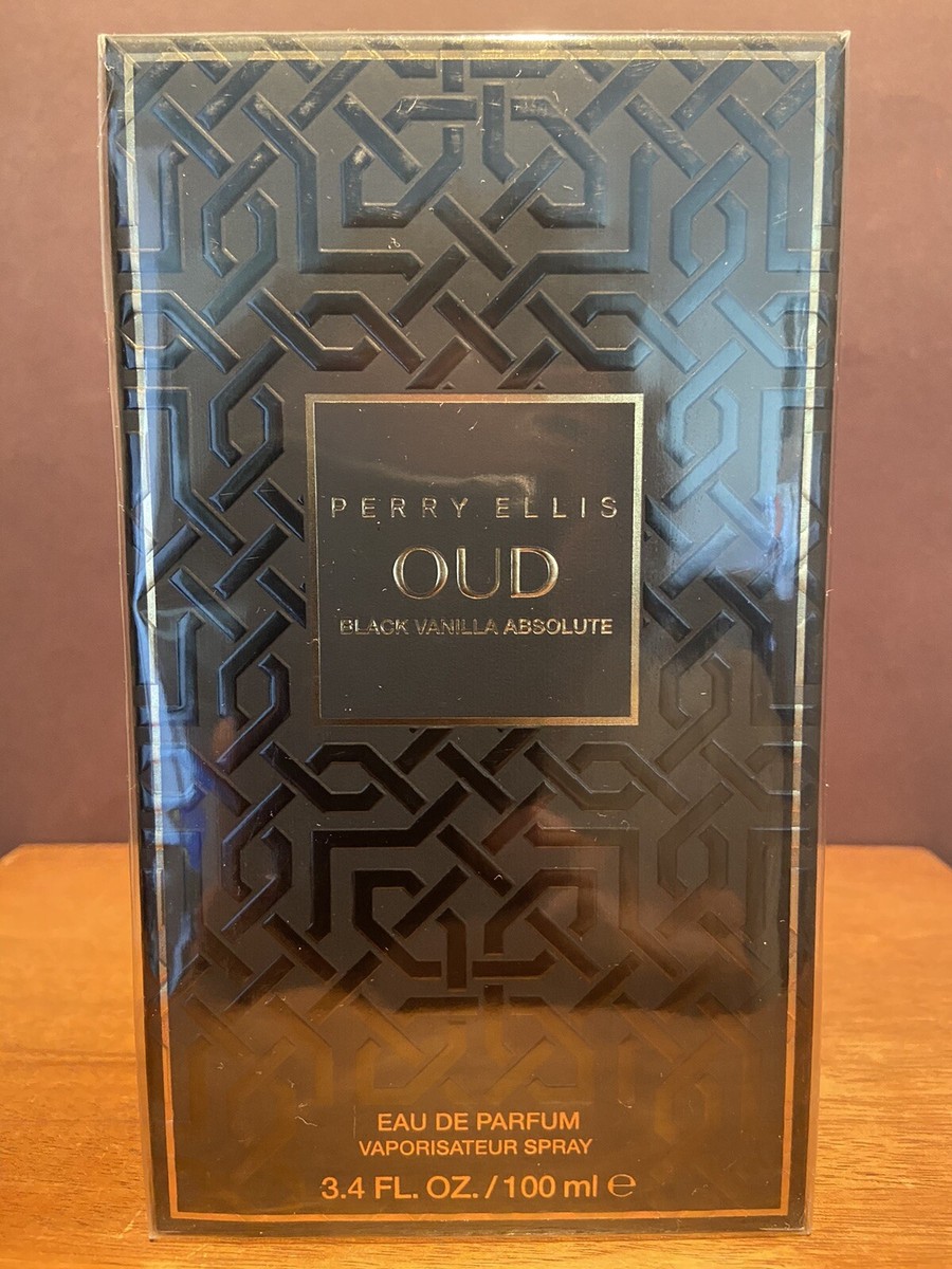 Perry Ellis OUD Black Vanilla Absolute oz 100 ml EDP Spray Sealed Box  RARE
