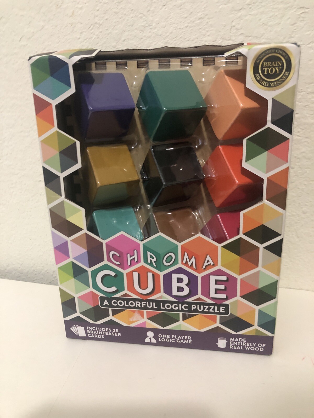 Project Genius Chroma Cube Unblock Your Mind Brain Teaser Puzzle Logic