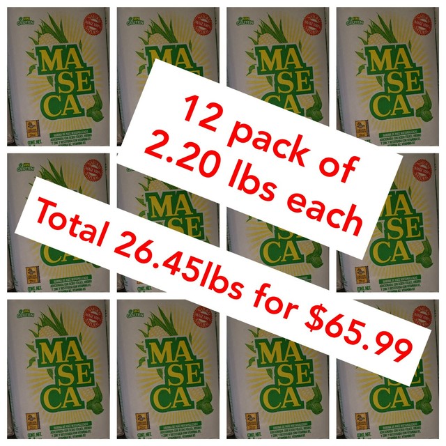 3 kilos Mexican Maseca Instant Corn Masa Flour Bag Gluten Free Kosher eBay