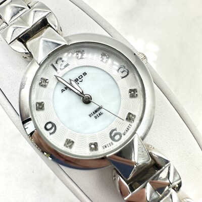 Akribos XXIV Women\'s Stainless Steel Watch Akribos XXIV AK513SS Crystal Bezel Diamond Markers Stainless  main image 4
