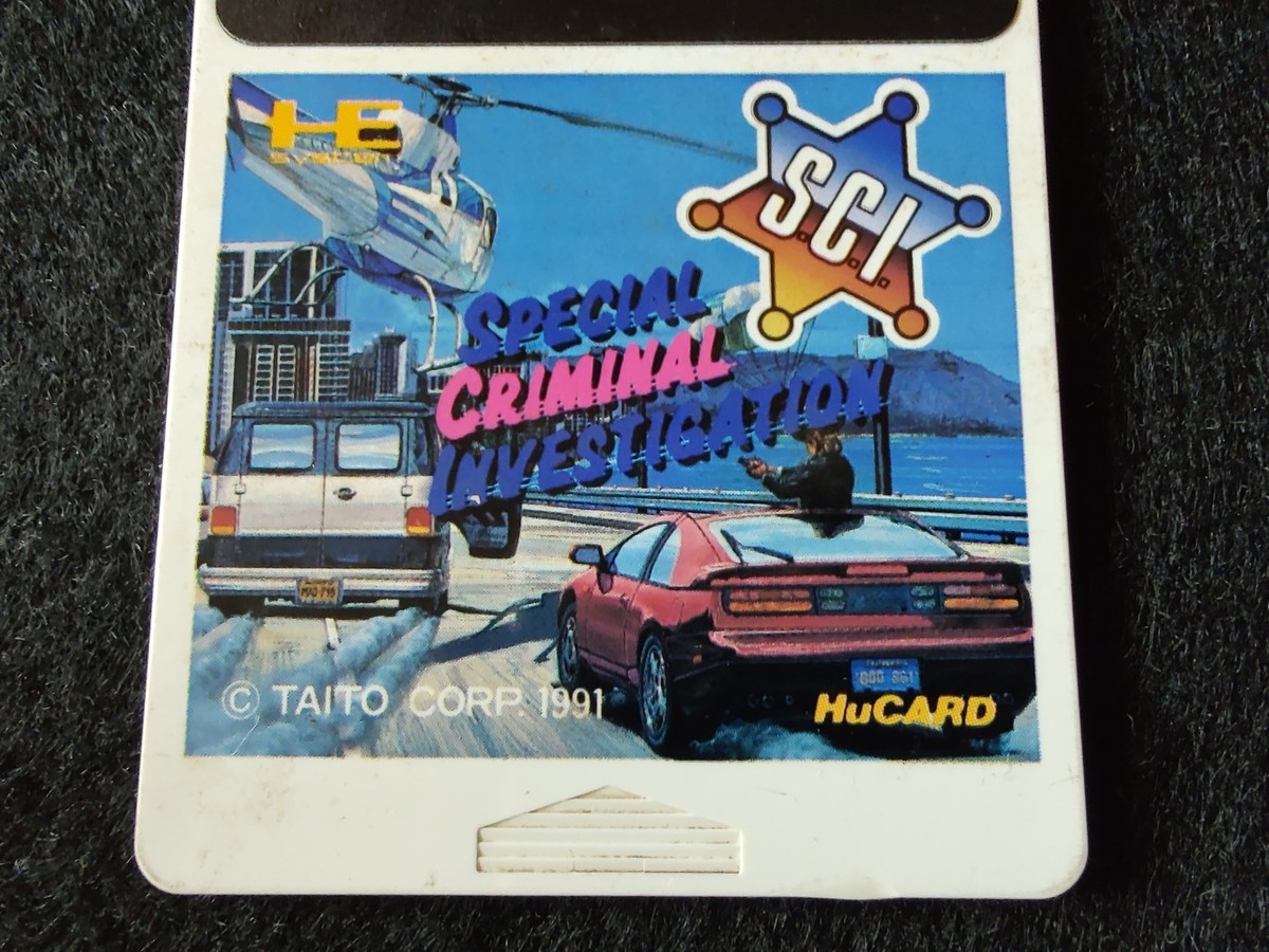 S.C.I. SPECIAL CRIMINAL INVESTIGATION PC Engine TurboGrafx