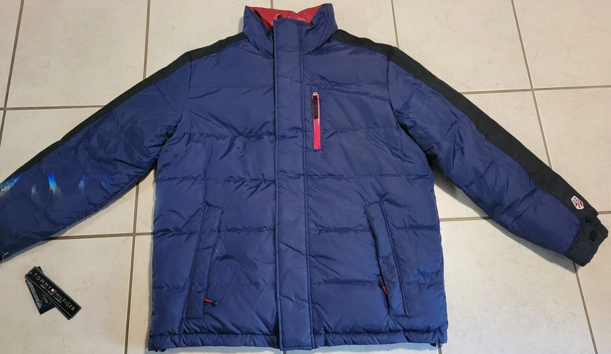 Tommy hilfiger sales reversible down jacket