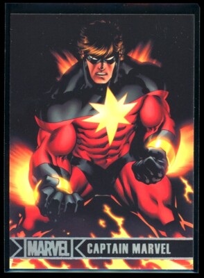 CAPTAIN MARVEL 2012 Rittenhouse Marvel Greatest Heroes Holofoil #15 C2