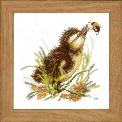 Lanarte Z�hlte Kreuzstich-Kit: Entlein Und Hummel (Aida, W)