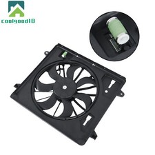 Radiator Cooling Fan Assembly Fit for Jeep Wrangler 3.8L V6 2007-2009 2010 2011