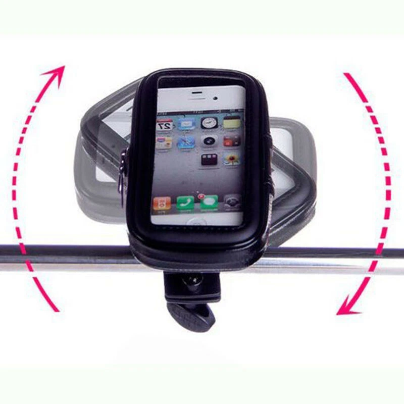 Motor Bike Bicycle Mount Phone Holder For ALL Motorola Mobiles Protective Pouch - Image 3 of 4