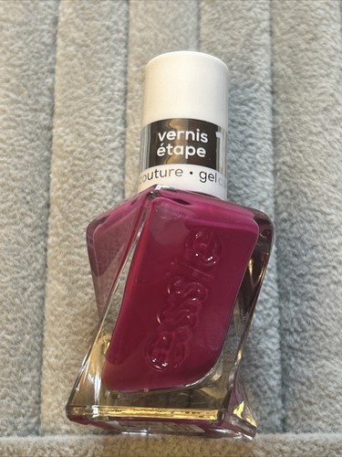 Essie Gel Couture Nail Polish .46 oz #304 V.I.PLEASE - Deep Magenta Step 1