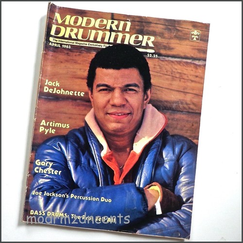 MODERN DRUMMER - April 1983 - JACK DeJOHNETTE + Gary Chester & Artimus Pyle