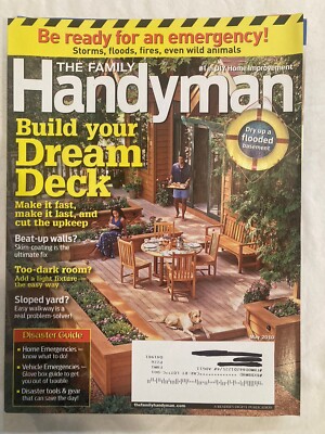 The Family Handyman Magazine, Build Your Dream Deck, May 2010, Plus More.