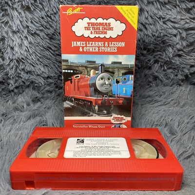 Thomas the Tank Engine & Friends James Learns a Lesson VHS 1985 Train Ringo Star