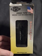 Lenco LDC-50 DINSE Welding Cable Connector Plug 50 Series Black 1 Lot 2 Pieces
