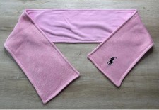 NWOT Polo Ralph Lauren Child Girls Scarf Pink One Size Black Small Pony