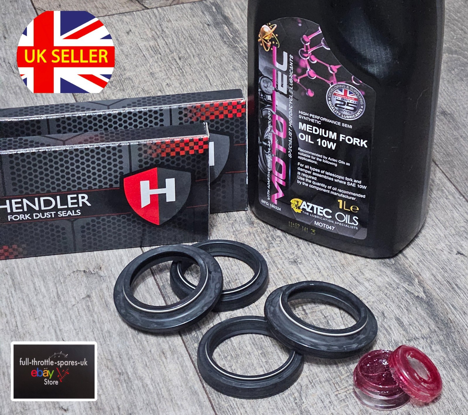fits: YAMAHA TDM 850 1996-2001 FORK OIL SEALS + DUST SEALS + FORK OIL + GREASE