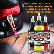 Tattoo Ink Set 14 Colors 1Oz 30Ml Pigment Kit for Body Art Professional Beginner