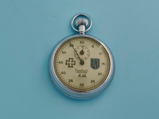 WWII military stopwatch Hanhart 1 st Flotilla WW 2 Kriegsmarine