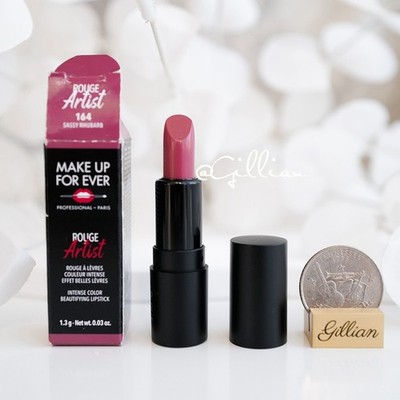 Make Up For Ever Lipstick Rouge Artist Intense 164 SASSY RHUBARB Travel Size NIB