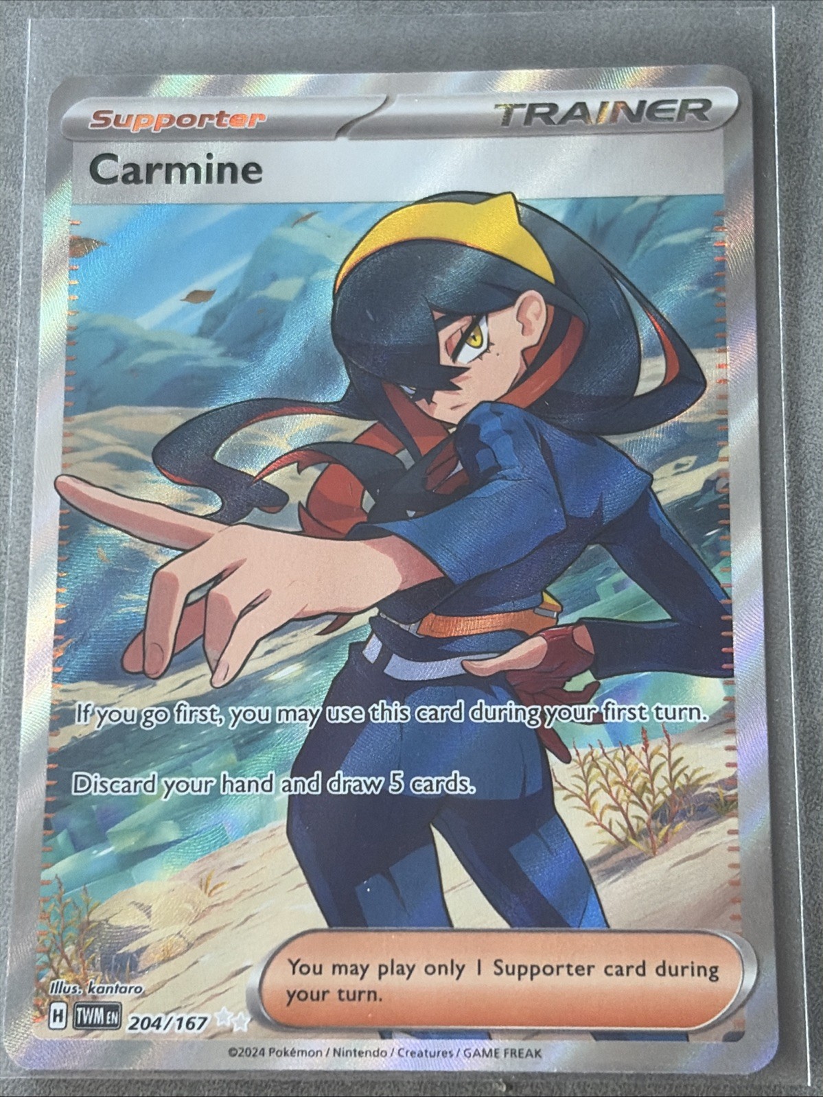 Carmine - 204/167 - Twilight Masquerade - Ultra Rare - Pokemon - NM