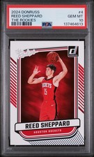 2024 PANINI DONRUSS THE ROOKIES #4 REED SHEPPARD PSA 10