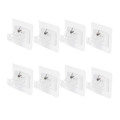 8 Pcs Nagelfreie Installation Vorhangstange Halterung Gardinenstangenhalter