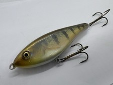 6” Bruce’s Tackle Box Natural Perch Glidebait Jerkbait Musky Lure