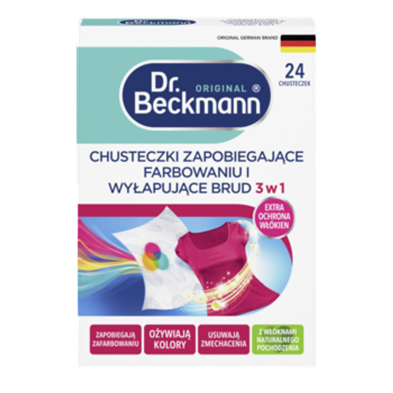 4008455533117 DRBECKMANN Chusteczki wyapujce kolor i brud 3 w 1 24 szt 4390₽