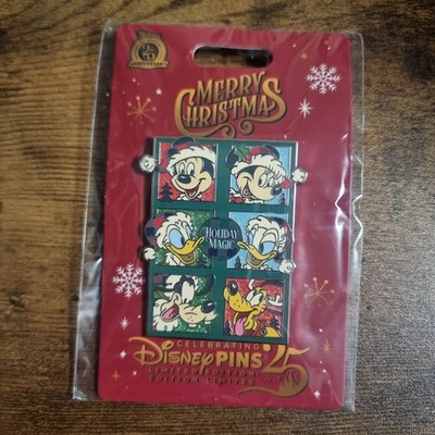 Disney Mickey & Friends Festive Limited Edition Pin Mini Jumbo Holiday Window