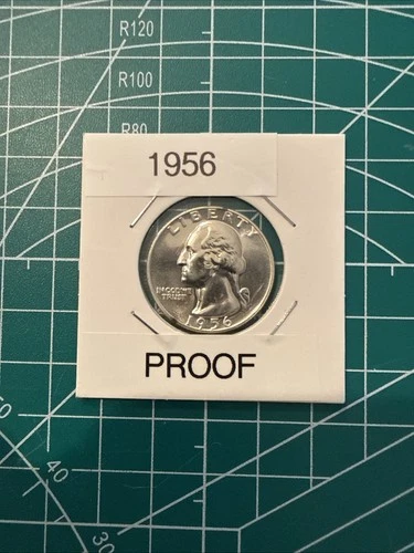 1956 Proof Washington Quarter 90% Silver