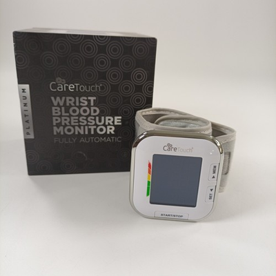#ad Care Touch Digital Wrist Blood Pressure Monitor for Adults Platinum Series $19.99