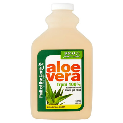 Fruit of the Earth Aloe Vera Juice, 32 fl oz   Single Bottle