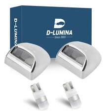 Led License Plate Tag Light Housing W Bulbs For Chevy Silverado Gmc Suburban Led License Plate Tag Light Housing W Bulbs For Chevy Silverado Gmc Suburban