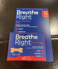 Breathe Right Extra Strength Tan Nasal Strips -72 Count