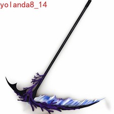Arknights Cosplay Prop Hibiscus Scythe Weapon Detachable Resin Life Size Painted