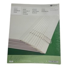 New Creative Memories 8.5 x 11" Scrapbook White Refill Pages 15 Sheets 2006