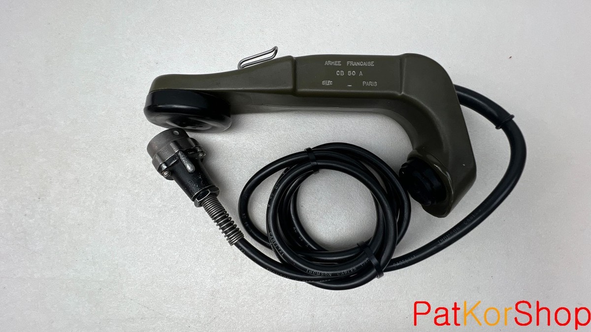 Casque Militaire Radio Français SILEC Paris – CB 50 A – Armée Française – Occasion