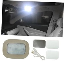 Car Interior Ceiling Roof Lights, Car Dome Light, USB Rechargeable Car Beige