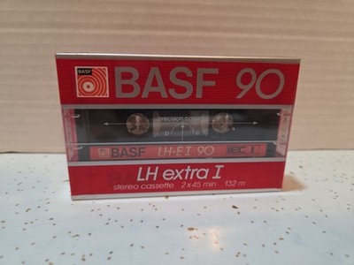 BASF 90 LH Extra I Stereo Cassette Tape - New Sealed 