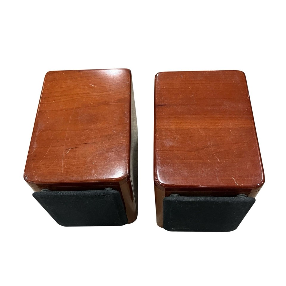 Enceintes JVC Vintage SP-UX2000RGD - Bois De Cerisier - 20W - Avec Câbles