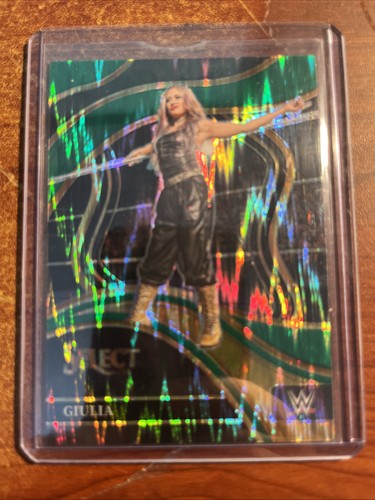 Giulia [Green Prizm] #249 2024 Panini Select WWE card